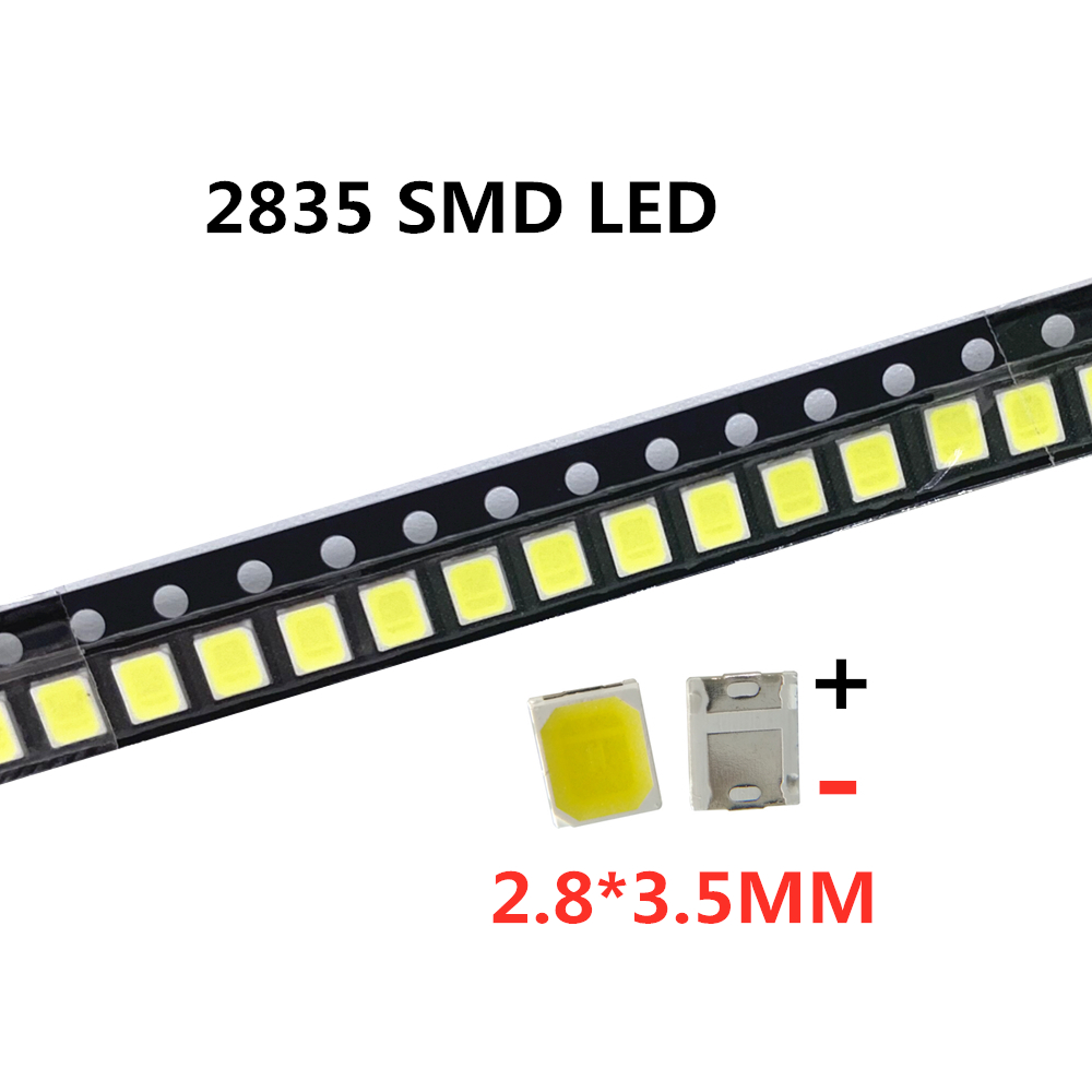  100pcs ֵ 2835 SMD LED Ĩ 1W 18V 9V 6V 3V 130..